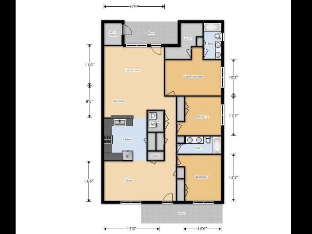 NR3 3 Bed 2 Bath CGO