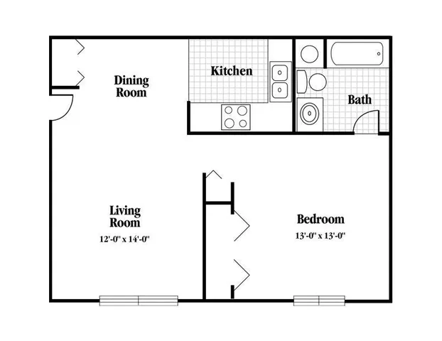 One Bedroom, One Bath