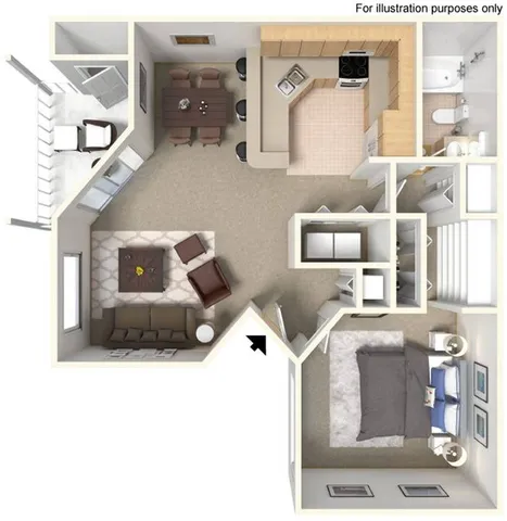 One Bedroom One Bath