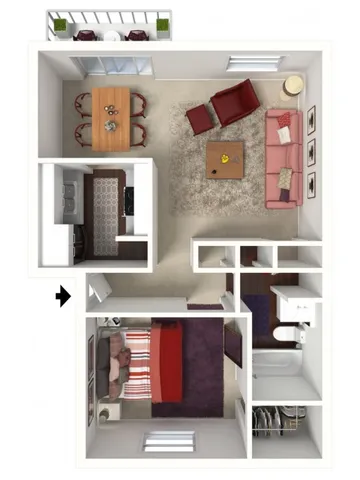Cherry: One Bedroom, One Bath