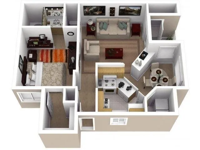 1 Bedroom 1 Bath