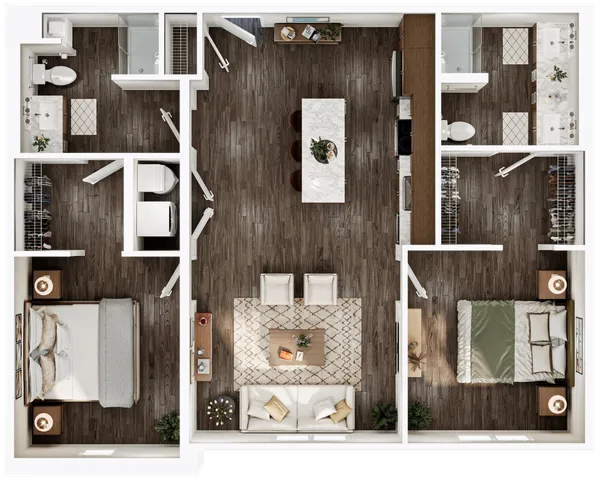 Lusso Two Bedroom W2C