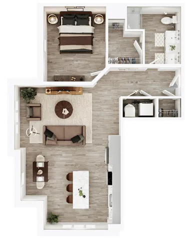 Lusso One Bedroom N1C