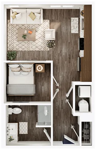 Lusso One Bedroom W0A