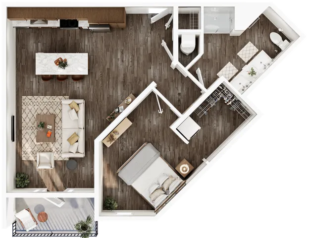 Lusso One Bedroom W1C