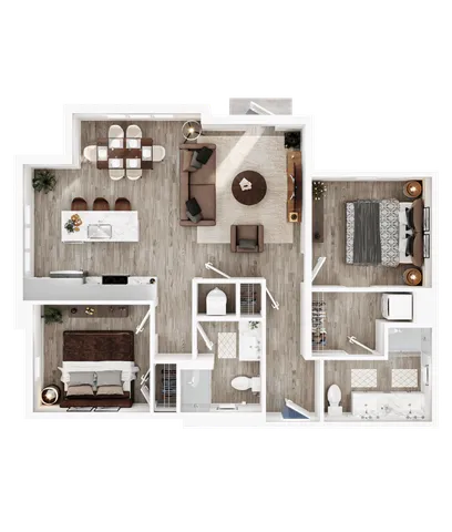Lusso Two Bedroom S2B