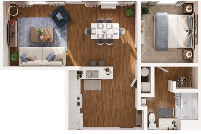 1 Bedroom Apartment Apartment