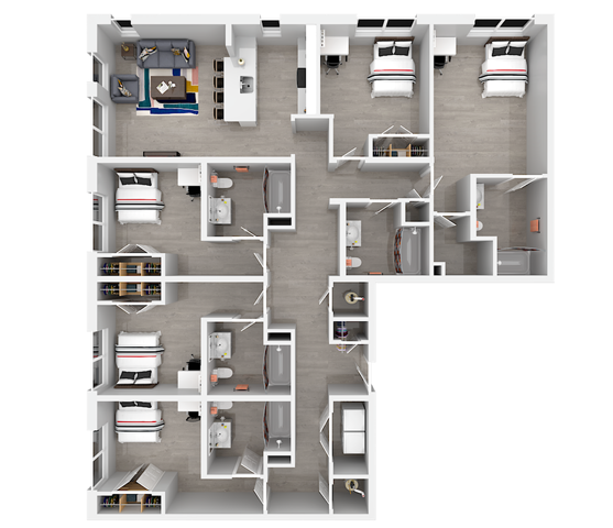 E2 | 5x5 | 1893 sq ft