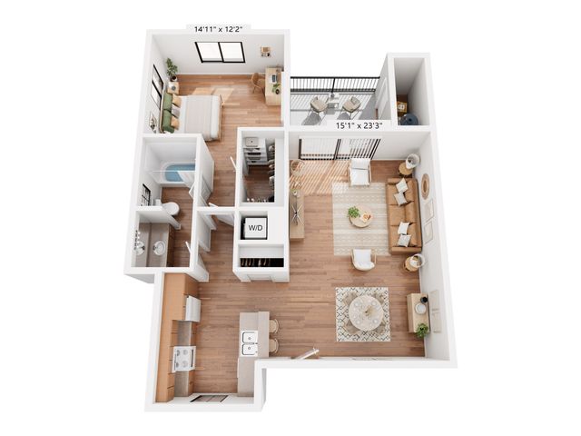 The Ridge | 1x1 | 731 sq ft