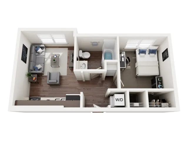 1B Floor Plan