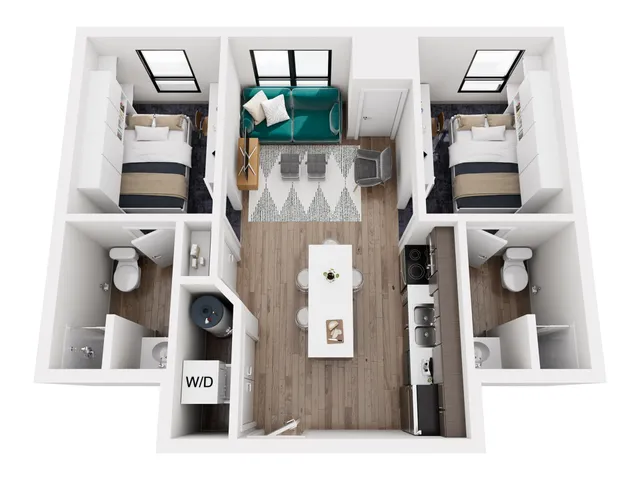 two bedroom