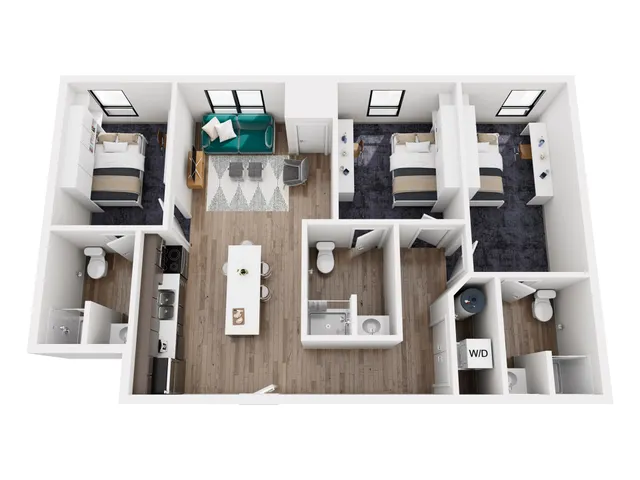 Three Bedroom