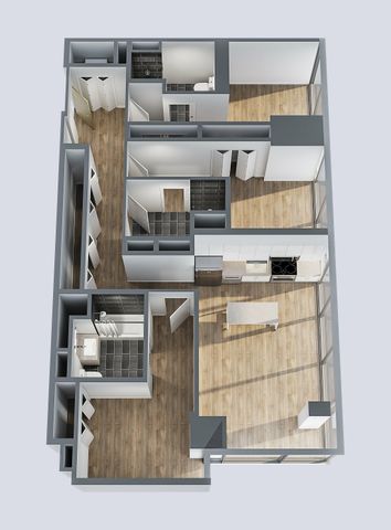 Three Bedroom Unfurnished
