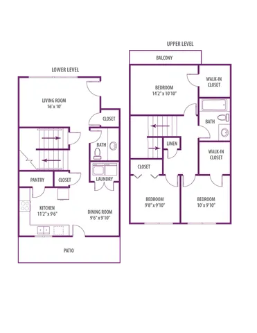 Campus Side 3 bedroom townhome