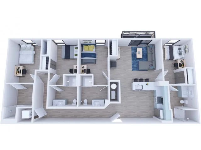 4x4 Balcony