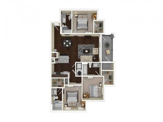 C3R | 3 bed 3 bath | from 1167 square feet