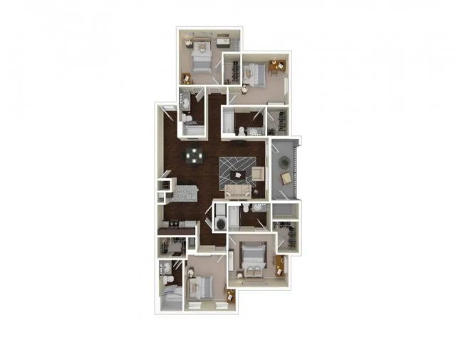 D4R | 4 bed 4 bath | from 1492 square feet