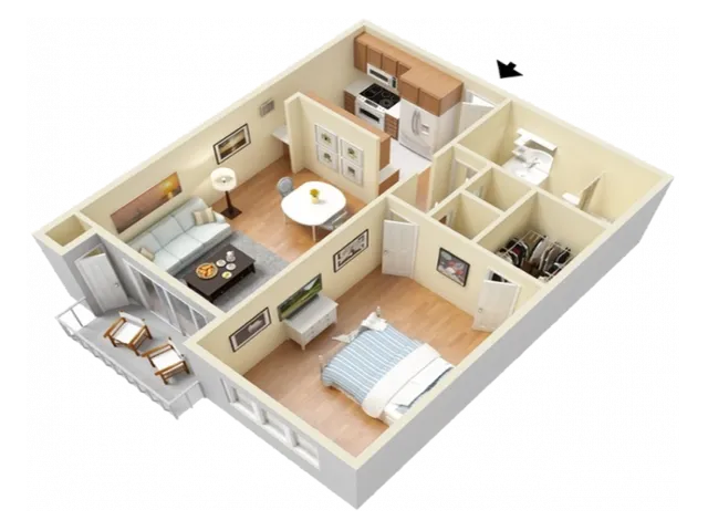 Mesquite 1 Bed 1 Bath