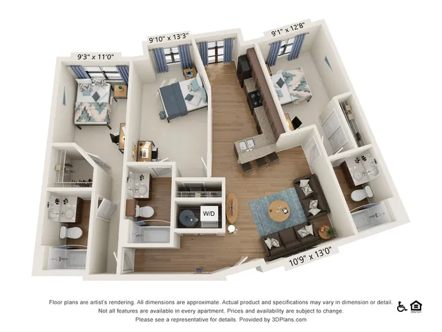 3 Bedroom 3 Bathroom A