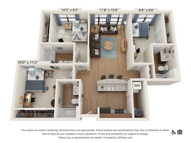 3 Bedroom 3 Bathroom C