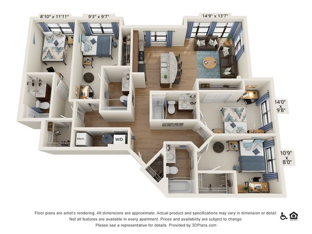 4 Bedroom 4 Bathroom C