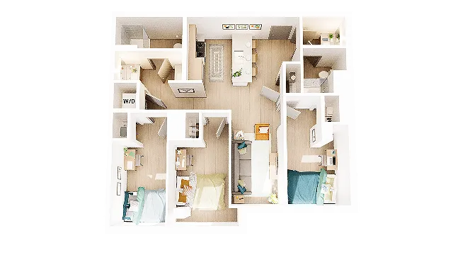 3 Bedroom 2 Bathroom C9