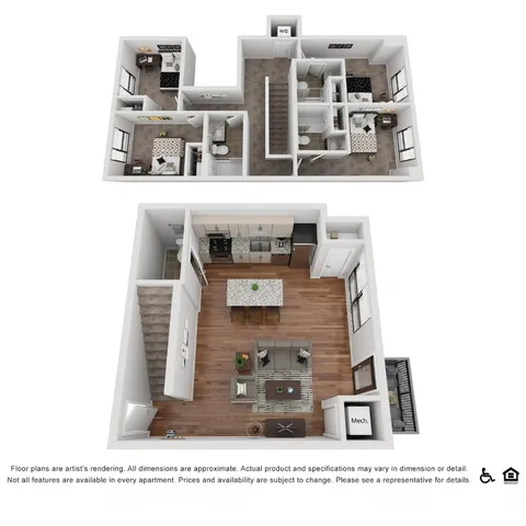 The Marshall - Two-Level Floorplan
