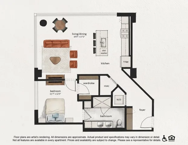 A11 | 1x1 | 896 sq ft