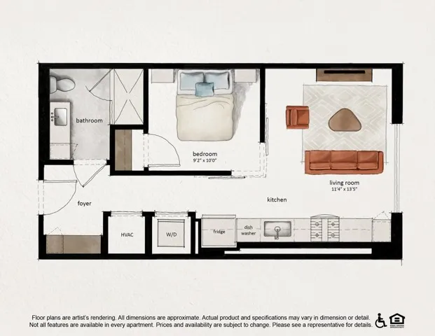 S01 | Studio | 553 sq ft
