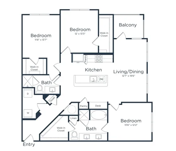C1 | 3x2 | 1462 sq ft
