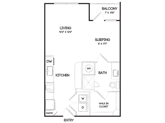 A7 Studio Floor Plan