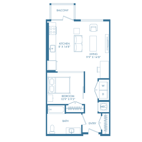 A4UA | studio | 655 Sq Ft