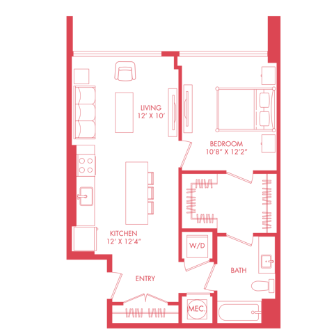 A6 | 1x1 | 715 sq ft