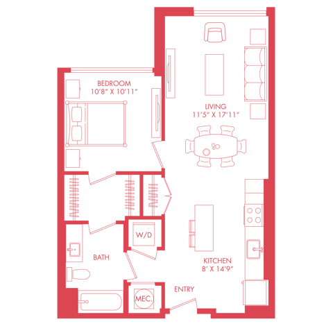 A9 | 1x1 | 723 sq ft