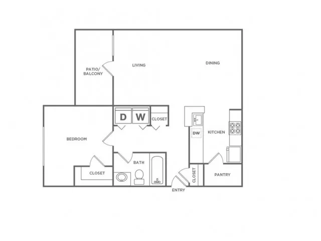 The Lookout (763 SF)