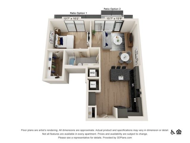 1 bed 1 bath | 786 sq ft