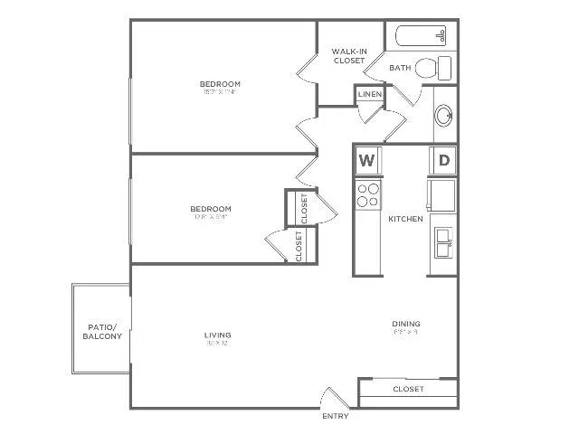 Elm (906 SF)