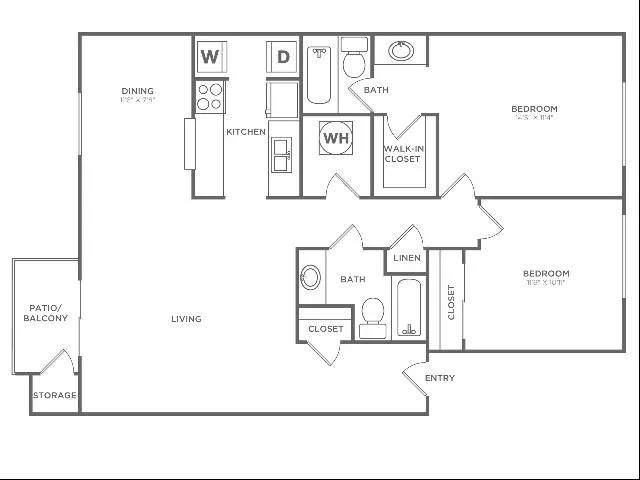 Cypress (1015 SF)
