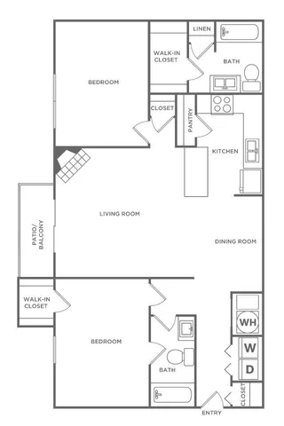Hickory (1200 SF)