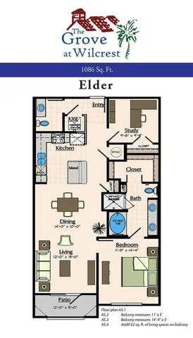 Two Bedroom Floorplan
