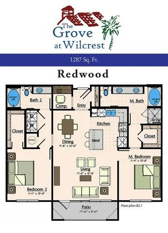 Two Bedroom Floorplan