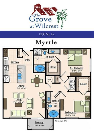 Two Bedroom Floorplan