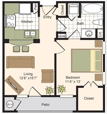 A | 1X1 | 652 sq ft