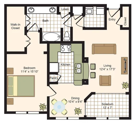 C1 | 1X1 | 984 sq ft
