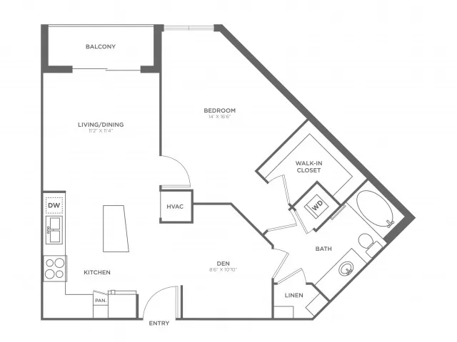 Michelangelo | 1 bed 1 bath | from 778 square feet