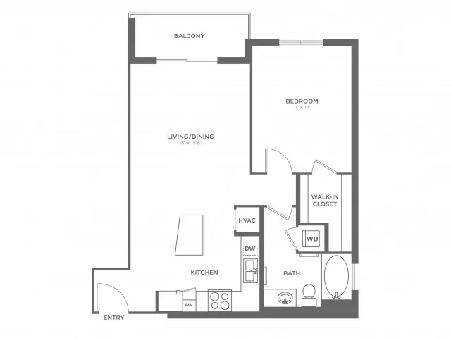 Adams | 1 bed 1 bath | from 770 square feet