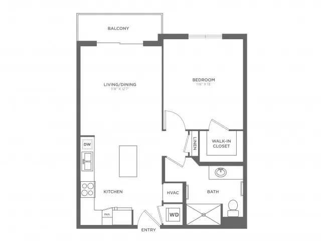 Dali | 1 bed 1 bath | from 660 square feet