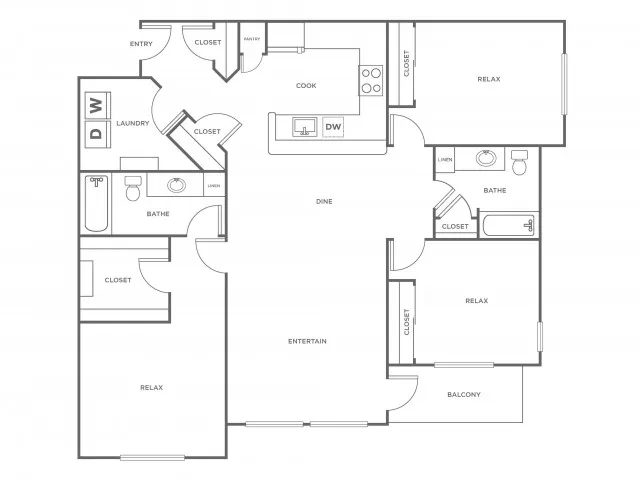 C2R | 3 bed 2 bath | from 1370 square feet