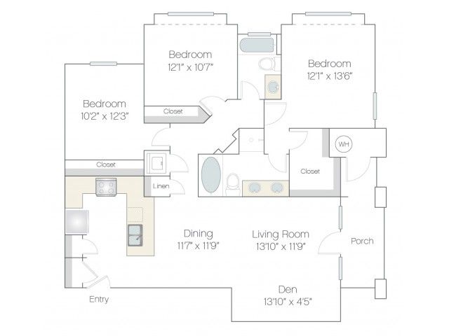 C2.GR | 3 bed 2 bath | from 1378 square feet