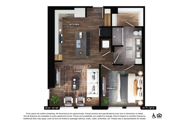 A5 | 1x1 | 790 sf